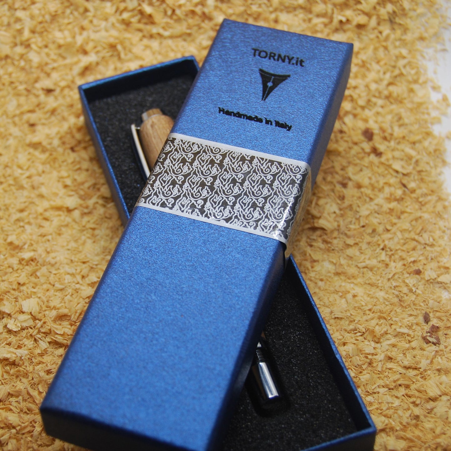 Gentlemen Stylo doppio intarsio noce - Torny