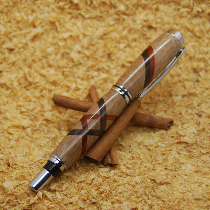 Gentlemen Stylo doppio intarsio noce - Torny